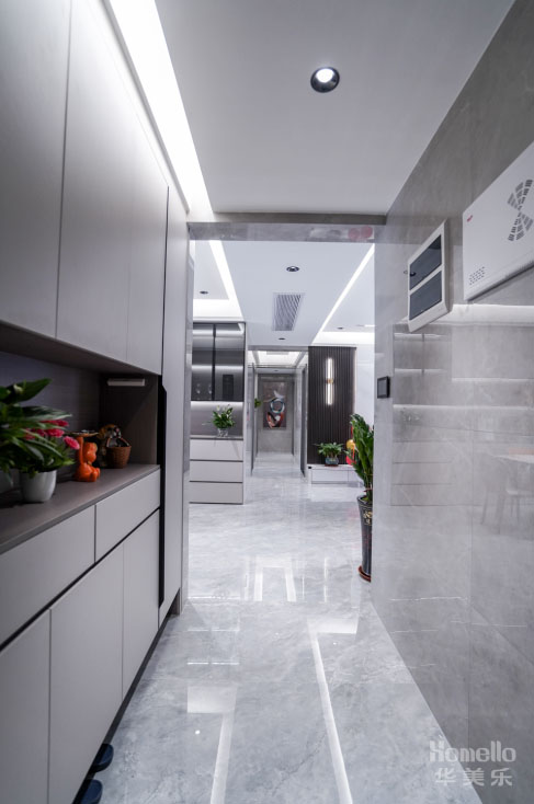 148㎡簡(jiǎn)約風(fēng)，寬松的大橫廳，靈活合理生活動(dòng)線構(gòu)建美好生活